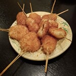 八角 - 串揚げ盛り合わせ
