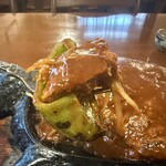 ハンブルグ - ピーマン♡にハンバーグ♡をのせて♡