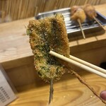 串もん　西屋 - いわしのあおさ海苔衣カツ