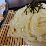 大地のうどん - 色艶の良さは茹でたて締めたて