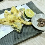 旬菜和味 - 秋刀魚と松茸巻き揚げ