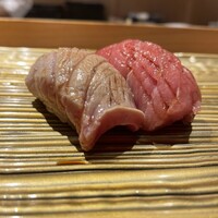 SUSHI TOKYO TEN、 新宿店 - 中トロ食べ比べ