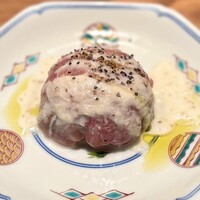 焼鳥  吉祥 - ・旬菜の生ハム包み