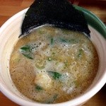 麺屋 晃心 - 濃厚鶏塩つけ麺 スープ