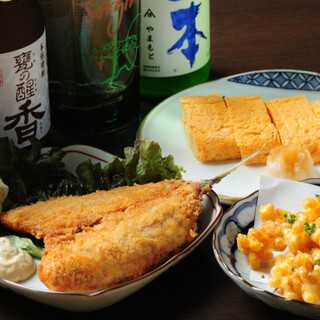 夜のちょい飲みに最適なアラカルトメニューが種類豊富