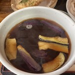 三丁目の手打うどん - なすつけ汁