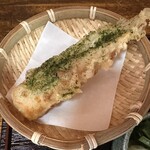 三丁目の手打うどん - ちくわ天　110円