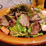 吟の利久 - 牛タンサラダ