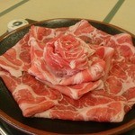 黒豚料理 あぢもり - 特選黒豚しゃぶ肉（2人前400g）