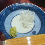 蕎麦前 拍 - 薬味白髪葱&本山葵