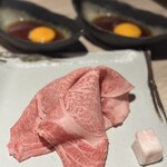 氷見 牛屋 - サーロイン焼きすき