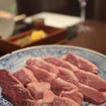 鷹匠鍋 あか羽 - 左から真鴨、合鴨