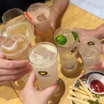 酒場COGAO - 改めまして6人で乾杯♪(*^^)o∀*∀o(^^*)♪