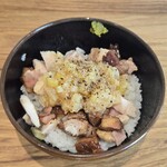 せいめん 未さく - 炙りチャーシューのネギ塩ごはん