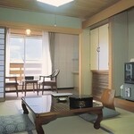 上高地温泉ホテル - .....梓川と六百山が見える６畳のお部屋.....エアコンなしでも涼しい.....