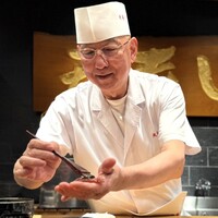天寿し 京町店 - ユーモア溢れる天野大将の握りに感激！