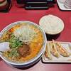 丸源ラーメン - ゴマたっぷり白胡麻担々麺 + 丸源餃子セット