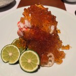 ながほり - 活わたり蟹ジュレ添え(特上)