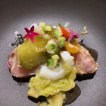 イタリア料理とお菓子のお店 マッキア - 小さく切ったゴーヤが効いてる