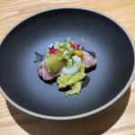 イタリア料理とお菓子のお店 マッキア - マグロとナスとイカ