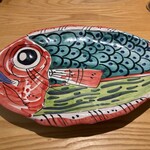 イタリア料理とお菓子のお店 マッキア - 鮮やかなお魚のプレートがお出迎え