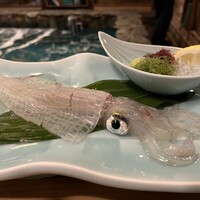 河太郎 中洲本店 - ケンサキイカのお刺身