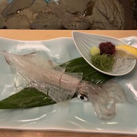 河太郎 中洲本店 - ケンサキイカのお刺身