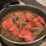 黄金出汁しゃぶと江戸前寿司 肉のあさつ 梅田お初天神店 - 