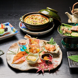 旬の食材を使用。季節の魅力あふれる日本料理をご堪能あれ