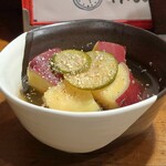 やきとり 正や - さつま芋のなんか冷たいやつ