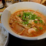 チャオプラヤー - トムヤムラーメンセット 800円