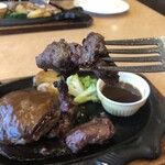 フォルクス - ラウンドカットステーキは内側のモモ肉らしい