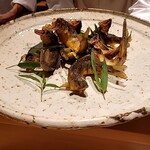 銀座 しのはら - 鮎の唐揚げ