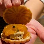 銀座 しのはら - フォアグラ最中