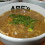ラーメン ABE's - 花かつおつけ麺つけ汁