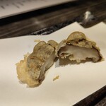 天ぷら佐藤 - 原木しいたけ