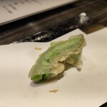 天ぷら佐藤 - 万願寺とうがらし