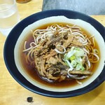 六文そば - ごぼう天そば¥280