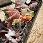 貴舟寿し - お刺身の盛り合わせ！