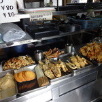 山下うどん - 各種トッピングもデカイ！んです　※2014年10月