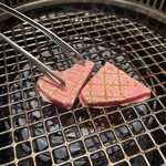 宮中 別邸 - 綺麗な肉のサシ