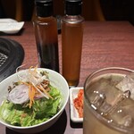 宮中 別邸 - カボスドレッシングと和風ドレッシング