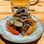 天満 カウンター焼肉 うしすき - 特選和牛チャプチェ