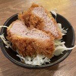 とんかつ 肉料理 麻釉 - 単品ひとくちヒレかつ