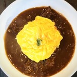シマダカフェ 神楽坂 - 牛スジシチューオムライス　1,705円