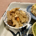 かどや - せんべろセットの三品