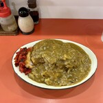 漫々亭 深江浜店 - カツカレー大盛り ¥1,080(¥980+¥100)