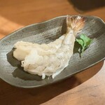 炭火焼肉 たけのうち - 海老の塩焼き