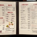 炭火焼肉 たけのうち - メニュー①