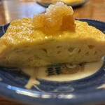 居酒屋 なのはな - 醤油をちょいかけた大根おろしは やはり合うね〜